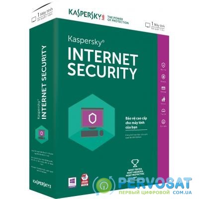 Антивирус Kaspersky Internet Security 2018 Multi-Device 5 ПК 1 год Base (DVD-Box (5060486858200)