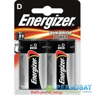 Батарейка Energizer D Alkaline Power LR20 * 2 (E300152200)