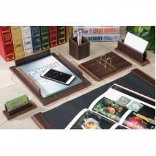 Настільний набір Bestar дерев'яний Rabbet на 6 предметів Горіх (6129FDX)