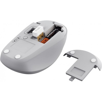 Миша Trust Yvi+ Compact Multi-Device, WL/BT/USB-A, білий