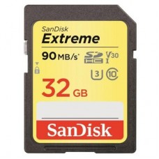 Карта пам'яті SANDISK 32GB SDHC class 10 UHS-I U3 4K Extreme (SDSDXVE-032G-GNCIN)