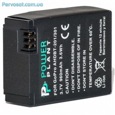 Акумулятор до фото/відео PowerPlant GoPro Hero 3, AHDBT-201, 301 (DV00DV1357) Акумулятор до фото/відео PowerPlant GoPro Hero 3, AHDBT-201, 301 (DV00DV1357)