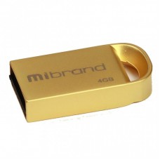 USB флеш накопичувач Mibrand 4GB lynx Gold USB 2.0 (MI2.0/LY4M2G)