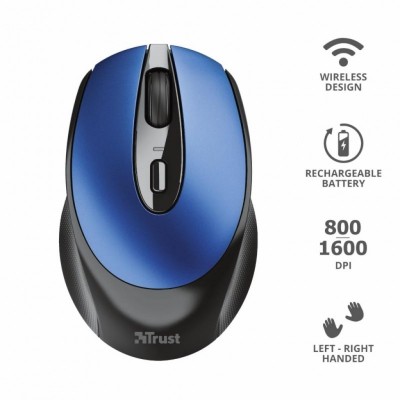 Мишка Trust Zaya Rechargeable Wireless Blue (24018)