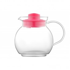 Заварник Termisil Maja, 1500мл, боросилікатне скло, пластик, малиновий, прозорий Заварник Termisil Maja, 1500мл, боросилікатне скло, пластик, малиновий, прозорий