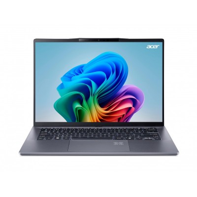 Ноутбук Acer Swift Go 14 AI SFG14-01 14.5" WQXGA IPS, Quallcomm X1P-42100, 16GB, F1TB, UMA, Win11, сірий