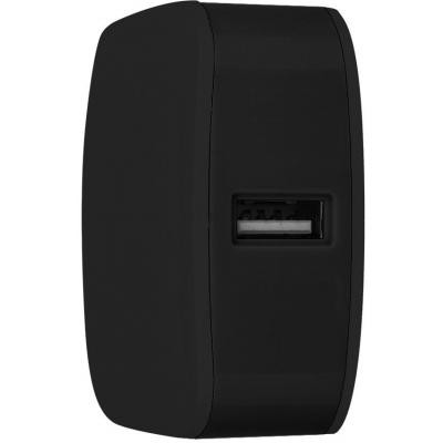 Зарядний пристрій ColorWay 1USB 1A black (CW-CHS001-BK)