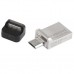 USB флеш накопичувач Transcend 64GB JetFlash OTG 880 Metal Silver USB 3.0 (TS64GJF880S)