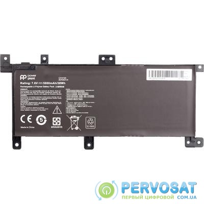 Аккумулятор для ноутбука ASUS VivoBook X556U (C21N1509) 7.6V 5000mAh PowerPlant (NB430963)