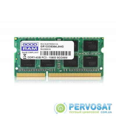 Модуль памяти для ноутбука SoDIMM DDR3L 2GB 1600 MHz GOODRAM (GR1600S3V64L11/2G)