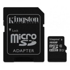 Карта пам'яті Kingston 16GB microSDHC class 10 UHS-I Canvas Select (SDCS/16GB) Карта пам'яті Kingston 16GB microSDHC class 10 UHS-I Canvas Select (SDCS/16GB)