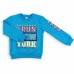 Набор детской одежды Breeze "I RUN NEW YORK" (8278-110B-blue)