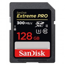 Карта пам'ятi SanDisk 128GB SDXC C10 UHS-II R300/W260MB/s 4K Extreme Pro Карта пам'ятi SanDisk 128GB SDXC C10 UHS-II R300/W260MB/s 4K Extreme Pro