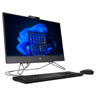 Комп'ютер персональний моноблок HP 240-G9 23.8&quot; FHD IPS AG, Intel P J5040, 8GB, F256GB, UMA, WiFi, кл+м, DOS, чорний