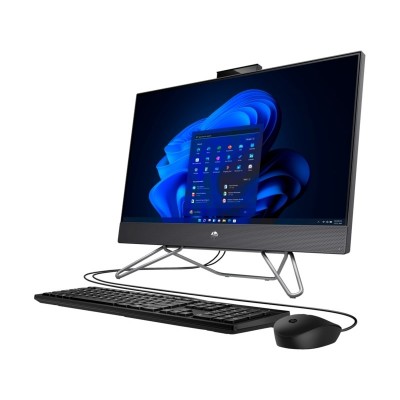 Комп'ютер персональний моноблок HP 240-G9 23.8&quot; FHD IPS AG, Intel P J5040, 8GB, F256GB, UMA, WiFi, кл+м, DOS, чорний