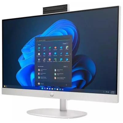 Комп'ютер персональний моноблок HP 245-G10 23.8&quot; FHD IPS AG, AMD R5-7520U, 16GB, F512GB, UMA, WiFi, кл+м, 3р, Win11P, білий