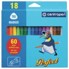 Фломастери Centropen 2510 Perfect, 18 colors (2510/18) Фломастери Centropen 2510 Perfect, 18 colors (2510/18)