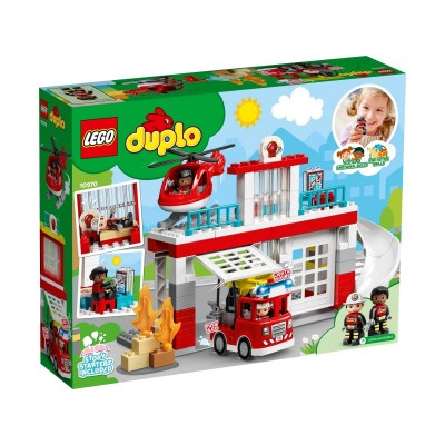 Конструктор LEGO DUPLO Пожежна частина та гвинтокрил