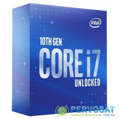 Центральний процесор Intel Core i7-10700K 8/16 3.8GHz 16M LGA1200 125W box