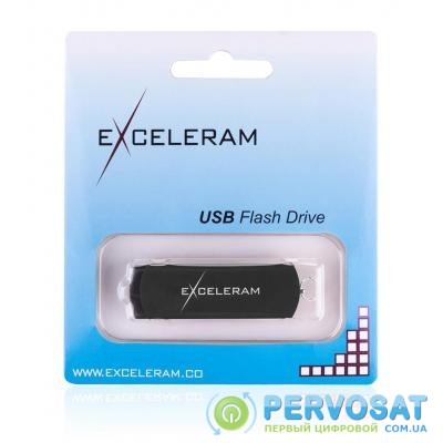 USB флеш накопитель eXceleram 64GB P2 Series Black/Black USB 3.1 Gen 1 (EXP2U3BB64)
