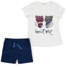 Набір дитячого одягу Breeze з кошенятами (10843-110G-beige)