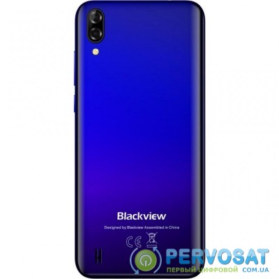 Мобильный телефон Blackview A60 2/16GB Blue (6931548306689)