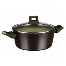 Каструля Ardesto Avocado, скляна кришка, 3,5л, зелений, алюміній Каструля Ardesto Avocado, скляна кришка, 3,5л, зелений, алюміній