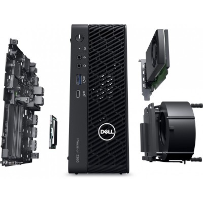 Робоча станція DELL Precision 3260 CFF/Intel i7-12700/16/512F/int/kbm/Lin