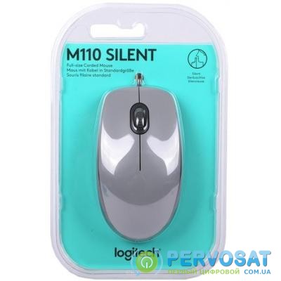 Мышка Logitech M110 Silent Gray (910-005490)
