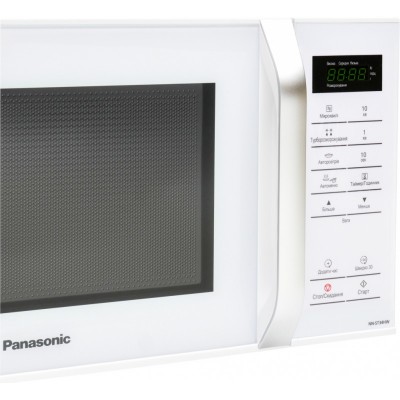Мікрохвильова піч Panasonic, 25л, 800Вт, дисплей, відкрю ручкою, білий