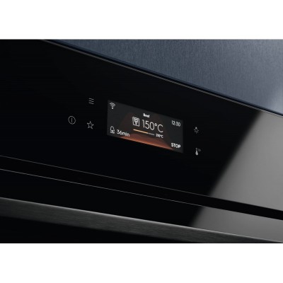 Духова шафа Electrolux електрична компактна, 44л, дисплей, конвекція, ф-ція мікрохвиль, чорний