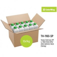 Тонер HP LJ1160/1320/2015/2055 SERVICE PACK (10x1kg) ColorWay (TH-1160-SP) Тонер HP LJ1160/1320/2015/2055 SERVICE PACK (10x1kg) ColorWay (TH-1160-SP)