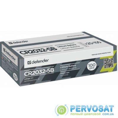 Батарейка Defender CR2032 * 1 (56201)
