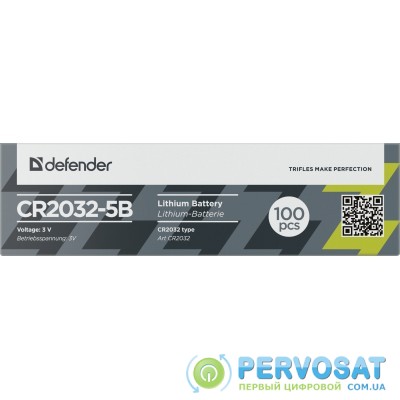 Батарейка Defender CR2032 * 1 (56201)