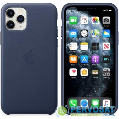 Чехол для моб. телефона Apple iPhone 11 Pro Leather Case - Midnight Blue (MWYG2ZM/A)