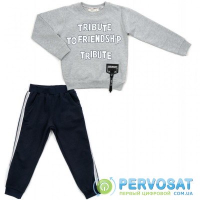Набор детской одежды Breeze "FRIENDSHIP" (14775-122B-gray)