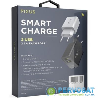 Зарядное устройство Pixus Swift Black (4897058530940)