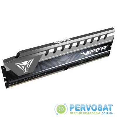 Модуль памяти для компьютера DDR4 32GB (2x16GB) 2666 MHz Viper Elite Black/Gray Patriot (PVE432G266C6KGY)