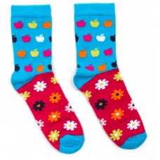 Шкарпетки BNM з яблучками і зірочками (M0C0101-2073-7G-pinkblue2) Шкарпетки BNM з яблучками і зірочками (M0C0101-2073-7G-pinkblue2)