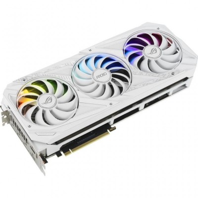 Відеокарта ASUS GeForce RTX3090 24Gb ROG STRIX OC WHITE (ROG-STRIX-RTX3090-O24G-WHITE)