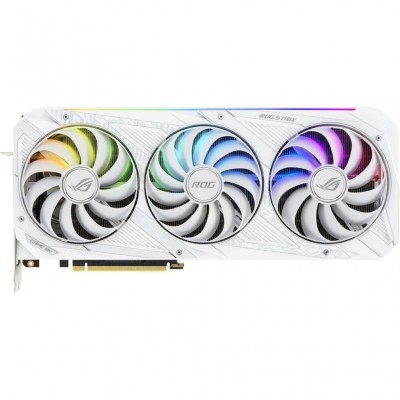 Видеокарта ASUS GeForce RTX3090 24Gb ROG STRIX OC WHITE (ROG-STRIX-RTX3090-O24G-WHITE)