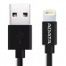 Дата кабель USB 2.0 AM to Lightning 1.0m MFI Black ADATA (AMFIPL-100CM-CBK)