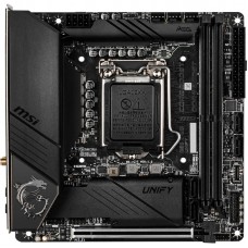 Материнcька плата MSI MEG_Z490I_UNIFY s1200 Z490 2xDDR4 HDMI-DP mITX Материнcька плата MSI MEG_Z490I_UNIFY s1200 Z490 2xDDR4 HDMI-DP mITX