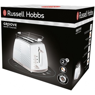 Тостер Russell Hobbs 26391-56 Groove, білий