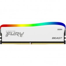 Пам'ять ПК Kingston DDR4 16GB 3600 FURY Beast White RGB SE Пам'ять ПК Kingston DDR4 16GB 3600 FURY Beast White RGB SE