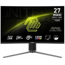 Монітор MSI 27" MAG 27CQ6PF 2xHDMI, DP, Audio, VA, 2560x1440, 180Hz, 0.5ms, sRGB 105%, CURVED, AdaptiveSync, HAS Монітор MSI 27" MAG 27CQ6PF 2xHDMI, DP, Audio, VA, 2560x1440, 180Hz, 0.5ms, sRGB 105%, CURVED, AdaptiveSync, HAS
