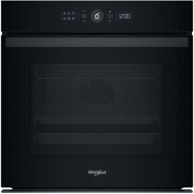 Духова шафа Whirlpool електрична, 73л, A+, дисплей, конвекція, телескопічні напрямні, чорний