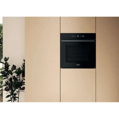 Духова шафа Whirlpool електрична, 73л, A+, дисплей, конвекція, телескопічні напрямні, чорний