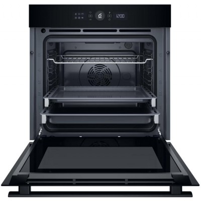 Духова шафа Whirlpool електрична, 73л, A+, дисплей, конвекція, телескопічні напрямні, чорний