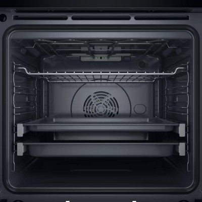 Духова шафа Whirlpool електрична, 73л, A+, дисплей, конвекція, телескопічні напрямні, чорний